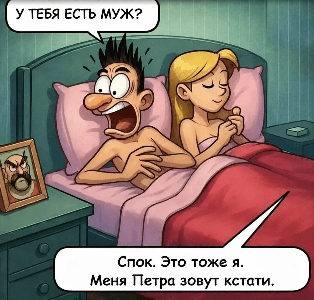 У тебя есть муж?
